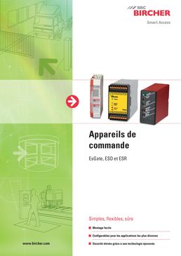 Appareils de commande pour tapis de sécurité et profils | ESR 31C / ESR 32