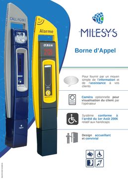 Borne d’appel pour communication avec clients et assistance | Milesys