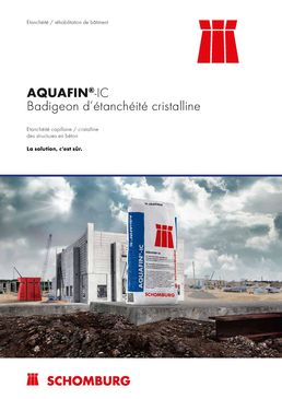 Etanchéité cristalline des superstructures en béton | AQUAFIN-IC