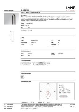 Balise LED en aluminium | B-Side LED