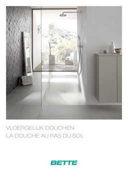 Receveur de douche Bette 70x70 à 180x100 cm en acier titane vitrifié | Bette