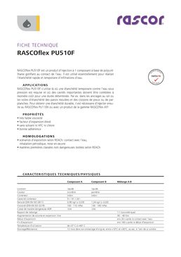 Résine d'injection mono-composant à base acrylique | RASCOflex PU510F