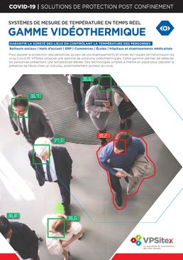 Contrôle de température et de détection rapide de fièvre COVID-19 | VIDÉOSURVEILLANCE THERMIQUE