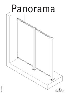 Garde-corps en aluminium pour toiture terrasse accessible et balcon | Panorama