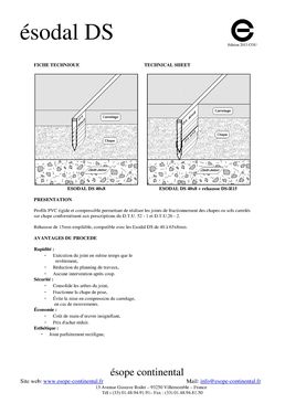 Joint de fractionnement pour sols carrelés scellés