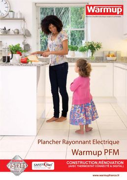 Plancher rayonnant pour rénovation |  Warmup PFM