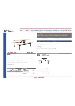 TABLE DE PIQUE NIQUE | MOKA