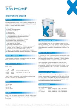 Etanchéité liquide pour les points singuliers | Triflex ProDetail