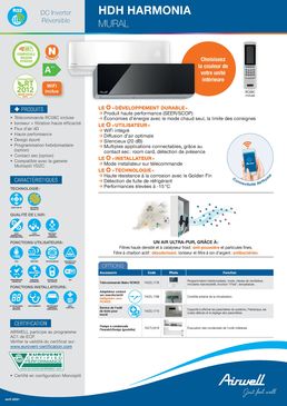 Climatiseur ioniseur avec système de filtration innovant | HDH HARMONIA 