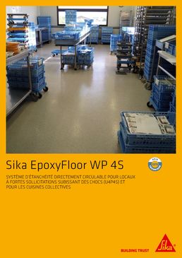 Revêtement d’étanchéité pour sols de locaux à fortes sollicitations | Sika Epoxyfloor WP4S