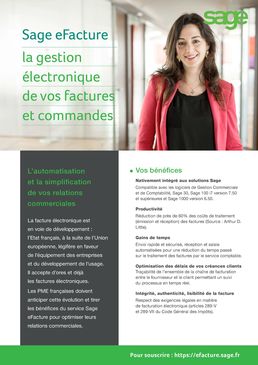 Logiciel de dématérialisation des factures clients et fournisseur | Sage e-facture