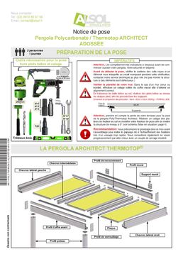 Carport architect THERMOTOP en aluminium | CARPORT-THERM-ARCHI