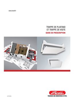 Trappe d'accès isolée de 58 cm de côté | Trappe de plafond TPI51