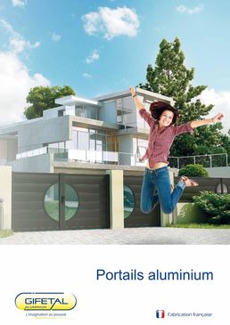 Portails aluminium battants ou coulissants pour bâtiments résidentiels | GIFETAL ALUMINIUM