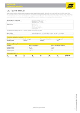 Fil de soudage | OK Autrod/Tigrod  316LSi