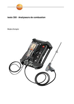 Analyseur de combustion pour installations de grandes puissances | Testo 350