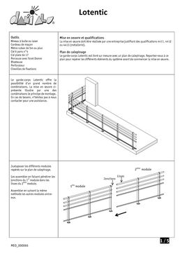 Garde-corps en aluminium à design acier pour toiture-terrasse accessible et balcon | Lotentic