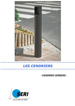 Cendrier urbain en tube acier |  Cerbère