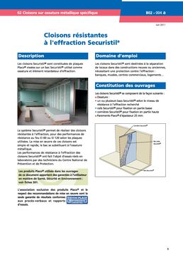 Cloison anti-effraction | Securistil