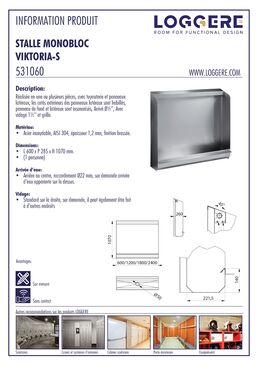 Stalle monobloc | Viktoria-S 531060