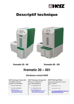 Chaudière automatique pour bois déchiqueté/granulés | FIREMATIC 20-100 kW 