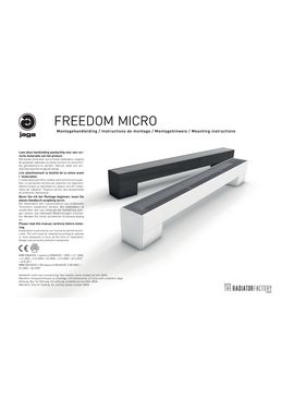 Radiateur sur pieds au design compact | Radiateur Freedom