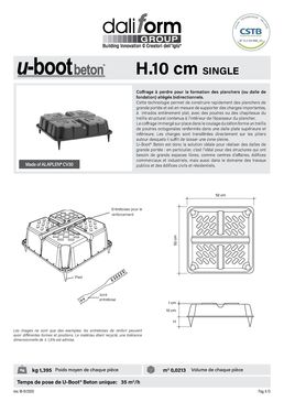 Coffrage perdu pour structures allégées en béton armé | U-Boot® Beton