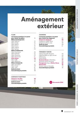 Catalogue : Aménagement  extérieur