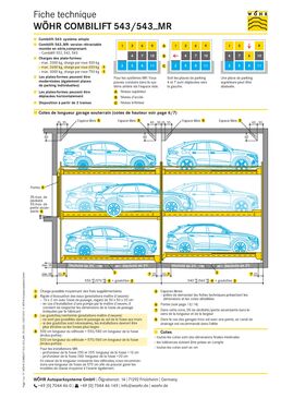 Système semi-automatique de stationnement pour automobiles | COMBILIFT 543 MR