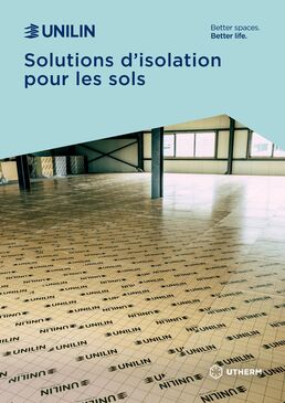 Plaque isolante thermo-acoustique pour les sols | Utherm Floor K Comfort dB