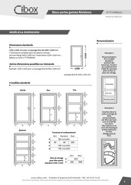 Portes pour hall d’entrée en acier électrozingué | Résidence