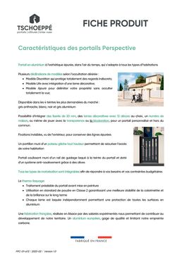 Portail en aluminium | Perspective