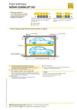 Système semi-automatique de stationnement pour automobiles | COMBILIFT 551