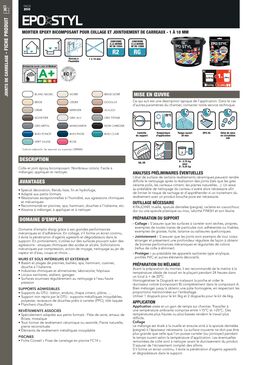 Mortier époxy bicomposant pour carrelage et jointoiement de carreaux - 1 à 10 mm | EPOxySTYL 