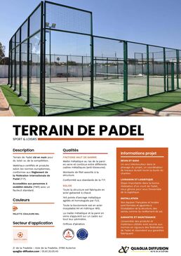 Clôture sportive | Court de padel 