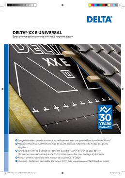 Écran de sous-toiture universel HPV R2 | DELTA-XX E UNIVERSAL