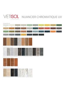 Nuancier CHROMATIQUE UV VETISOL