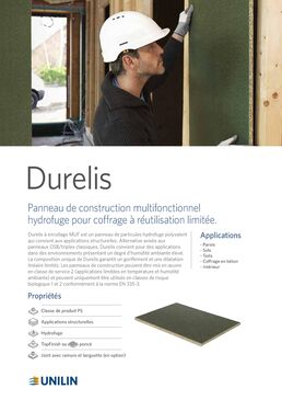 Panneau de construction hydrofuge | DURELIS