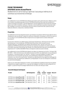 Le revêtement mural pour un climat ambiant agréable: SYSTEXX Active AcousTherm