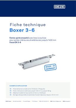 Ferme-portes encastrés | Boxer EFS 4-6