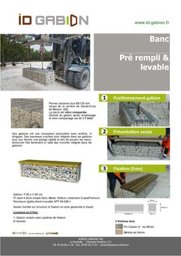 Gabion en pierre naturelle