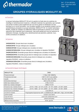 Groupe hydraulique Modulfit compact XS