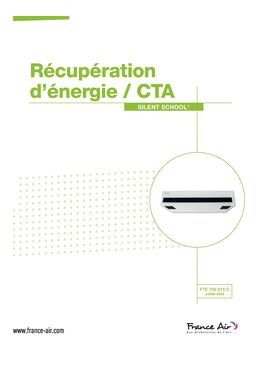 Centrale double flux décentralisée haute efficacité basse consommation | Silent School