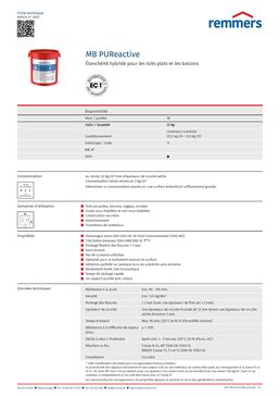 SYSTEME D'ETANCHEITE LIQUIDE | MB PUReactive