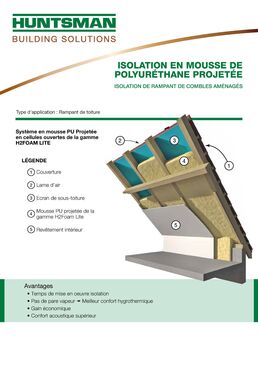 Isolation de rampant de combles aménagés | HUNTSMAN BUILDING SOLUTIONS  