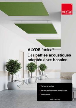 Cadres acoustiques pour murs et plafonds | ALYOS® fonica 