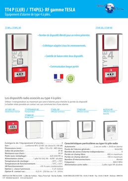 Équipement d’alarme de type 4 à piles | NEU-T4PL-RF 