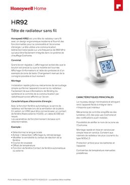 Pack de régulation multizone sur radiateurs | HR92