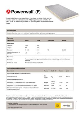 Panneau ultra-mince d’isolation thermique par l’extérieur  | Powerwall