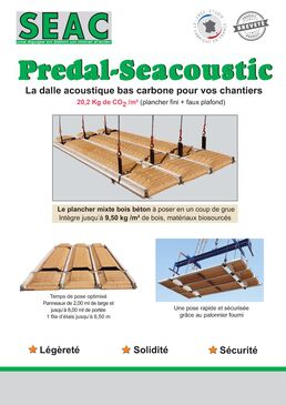 Plancher mixte bois-béton jusqu'à 8 m de portée | Predal-Seacoustic